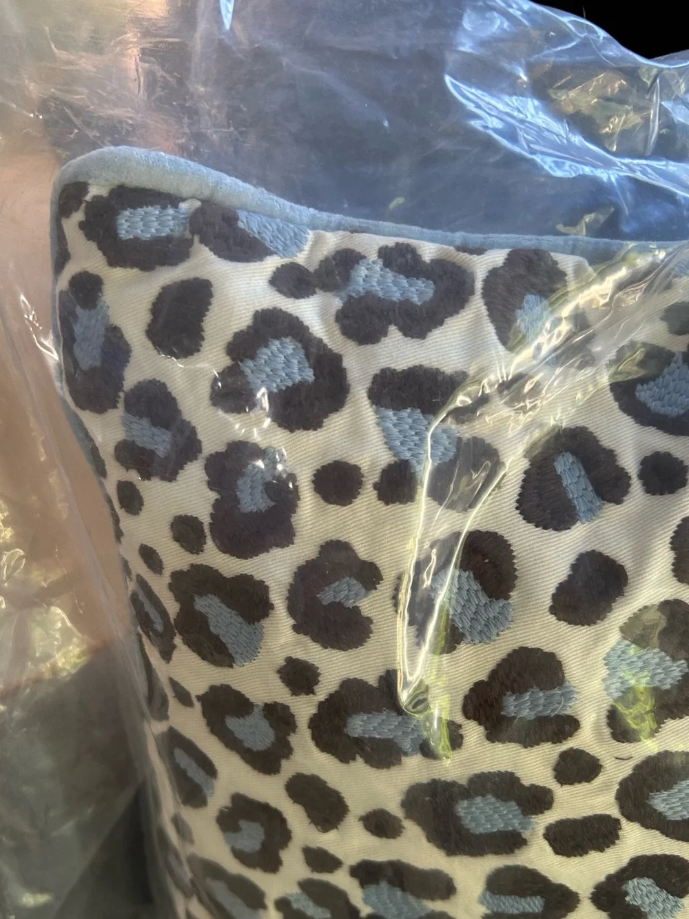Anthropologie Ruthie Leopard Pillow